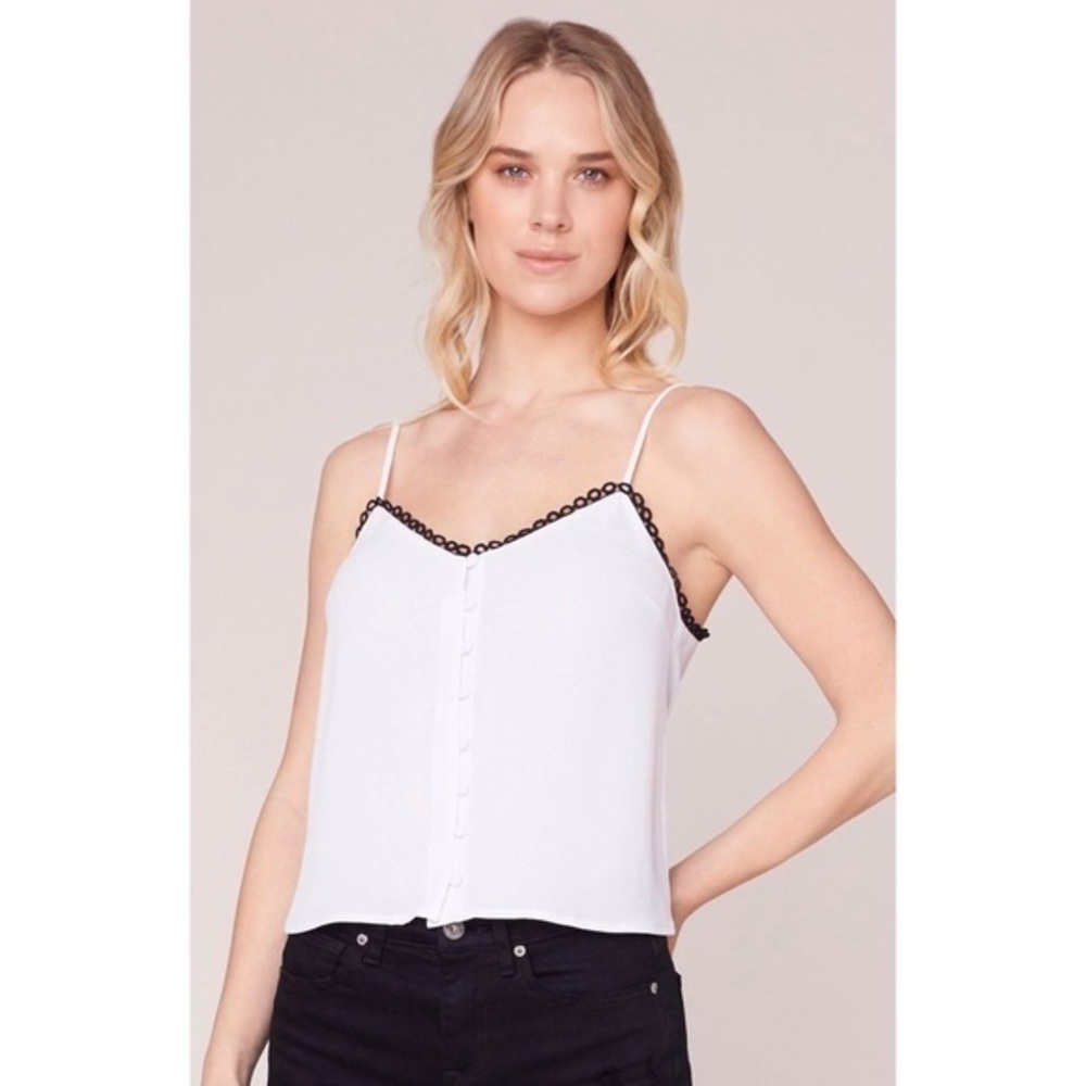 2/$25 BB Dakota White Top with Adjustable Straps